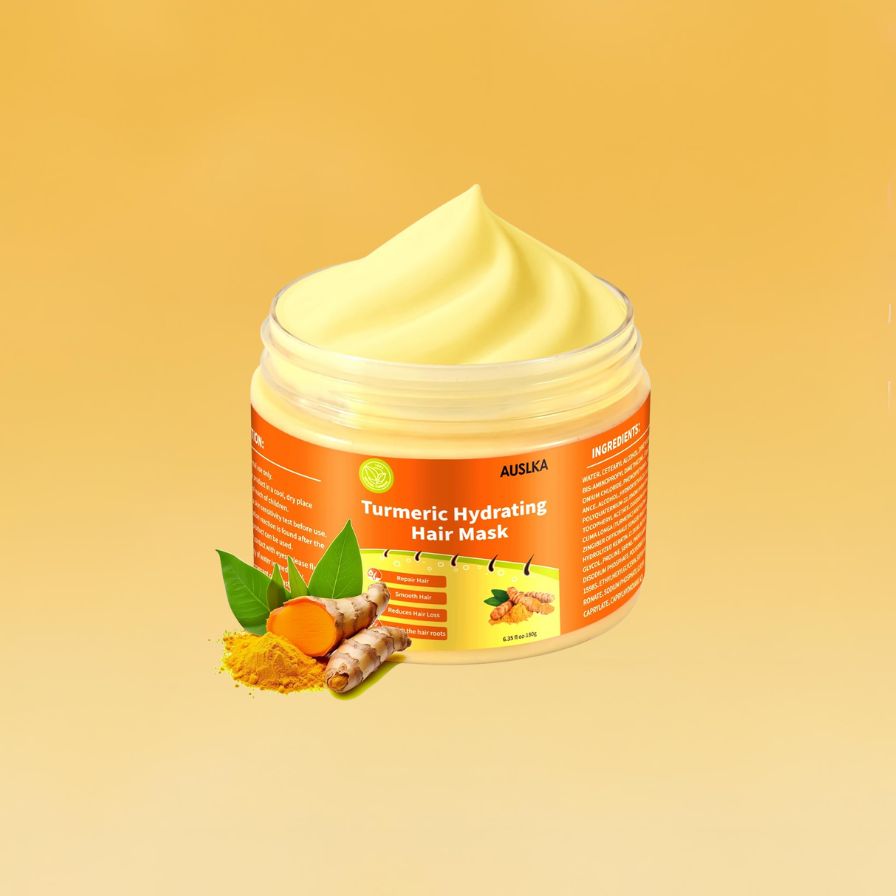 Auslka Turmeric Hair Treatment Mask Hair Mask for Damaged Hair