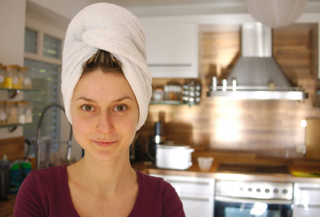 Hair masks can be deeply nourishing.