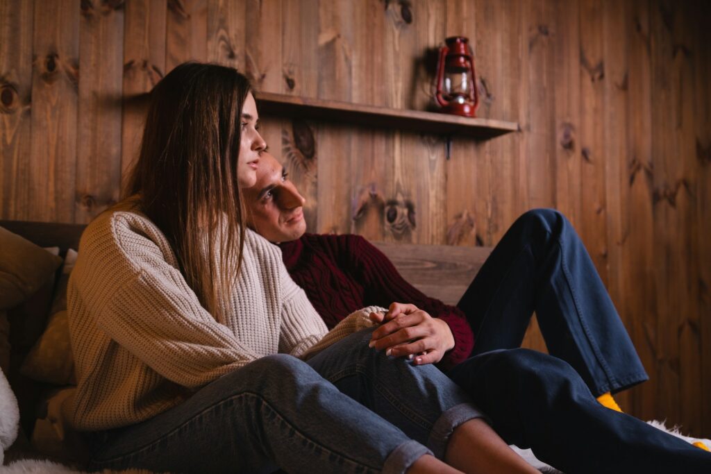 bittersweet couple moment