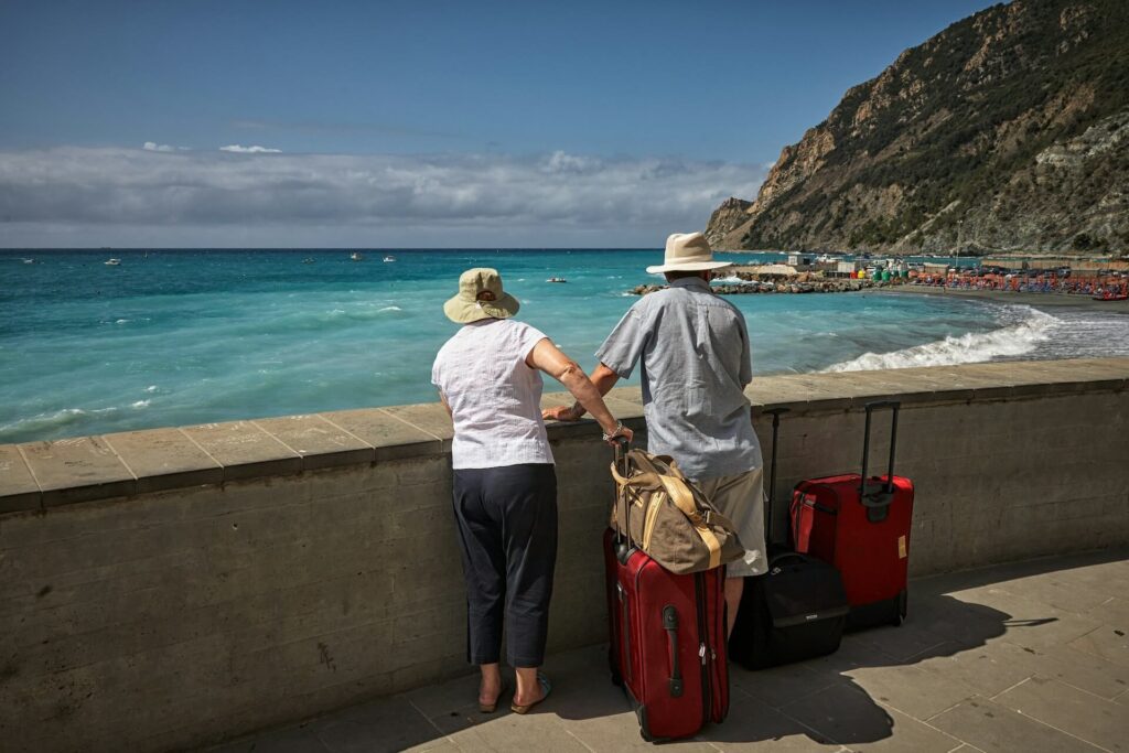 two tourists